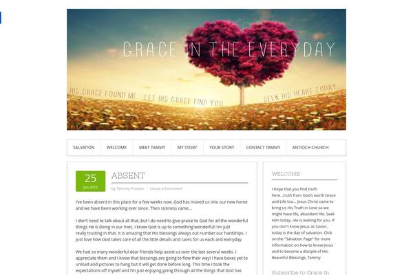 Site using Bible Verse of the Day plugin