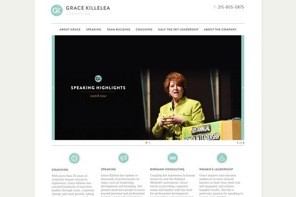 Grace theme site design template sample