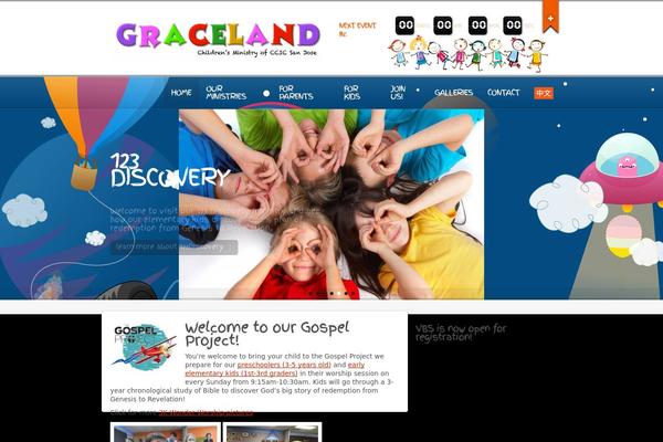 Churchope theme site design template sample