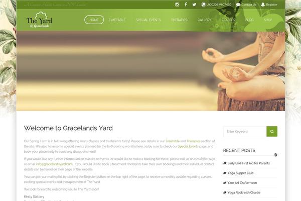 Spa Lab theme site design template sample