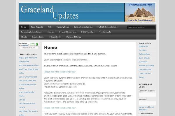 Site using Email posts to subscribers plugin