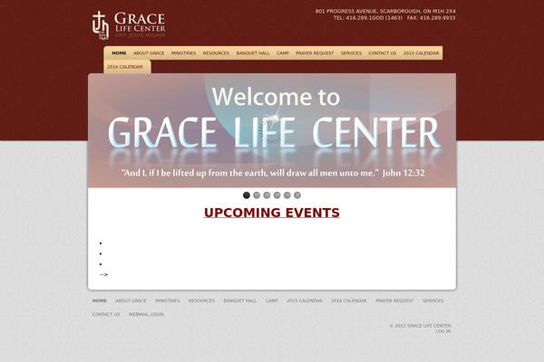 Grace theme site design template sample