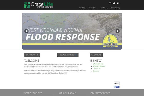 Divi Child theme site design template sample