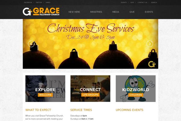 Grace theme site design template sample