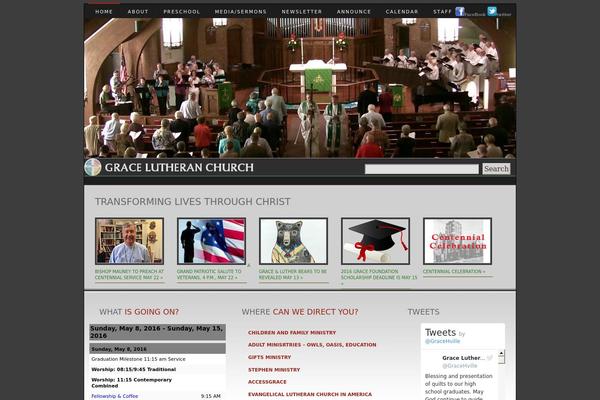 gracelutherannc.com site used Wp-pixels