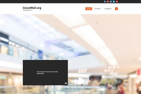 Mall theme site design template sample