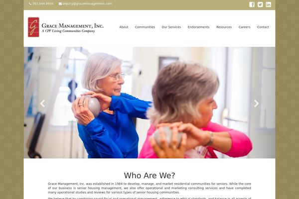 Fresh theme site design template sample
