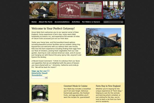 Granite theme site design template sample