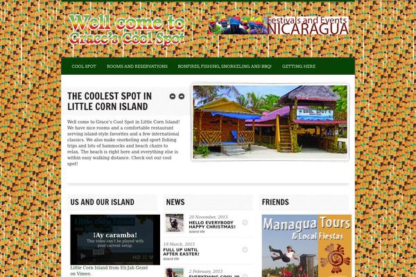 Diner theme site design template sample
