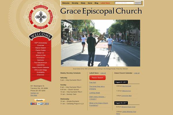 Grace theme site design template sample