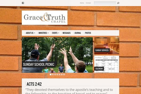Resurrect theme site design template sample