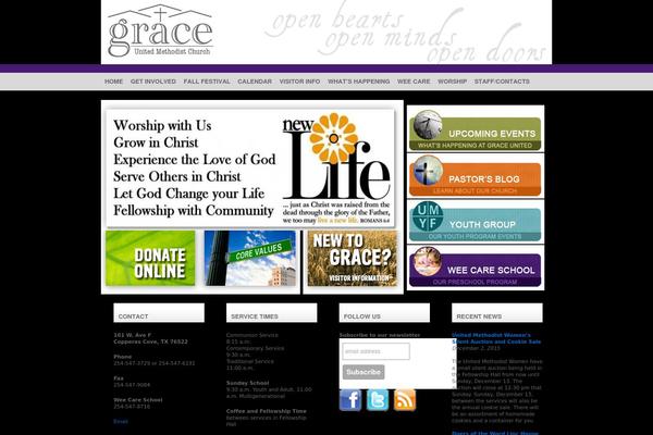 Twentyten-child theme site design template sample