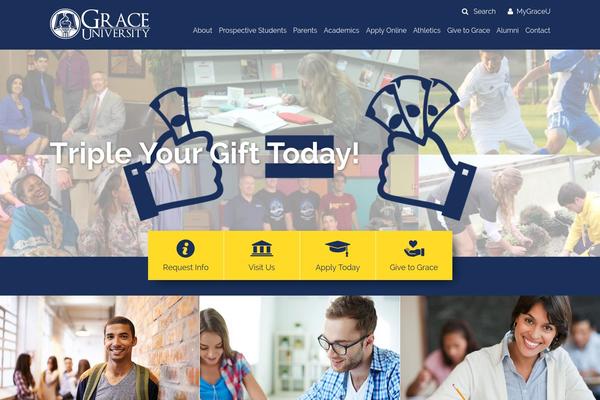 Grace theme site design template sample