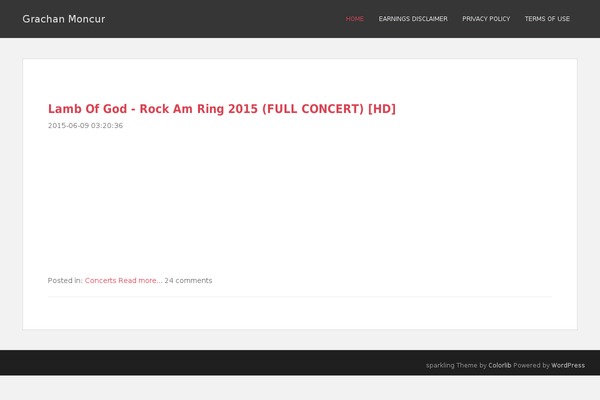 Sparkling theme site design template sample