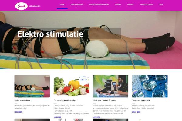 HairPress theme site design template sample