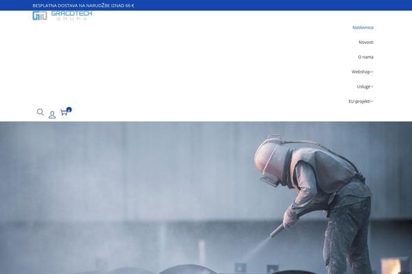 Site using Woostify-pro plugin
