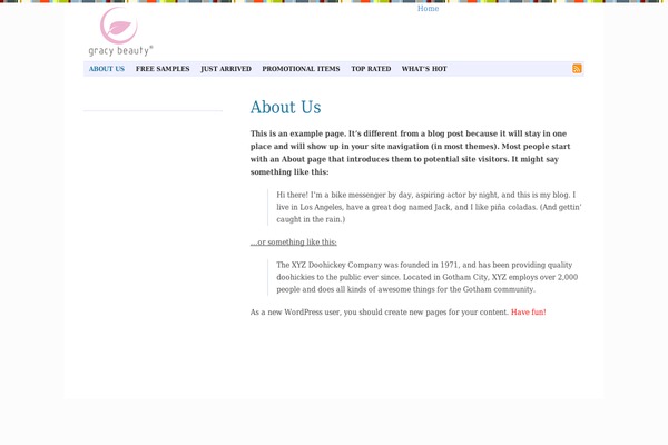 Site using Cimy Header Image Rotator plugin