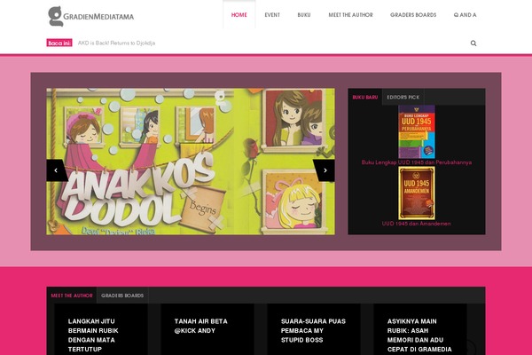 Site using Responsive WordPress Slider - HG Slider plugin