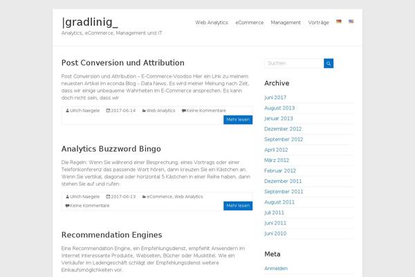 SoSimple theme site design template sample