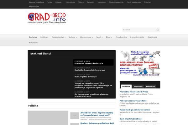 Litepress theme site design template sample