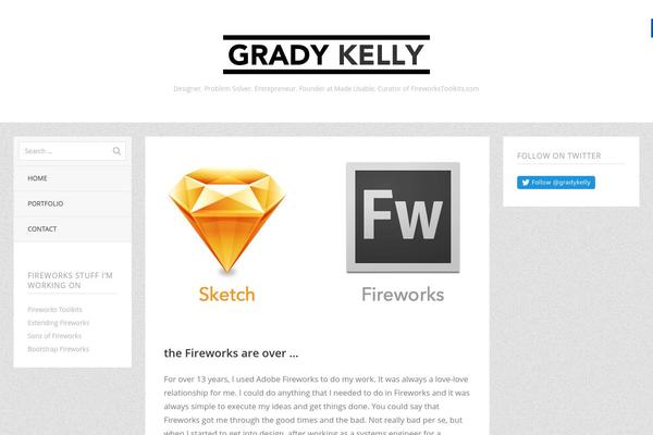 gradykelly.com site used Tatami