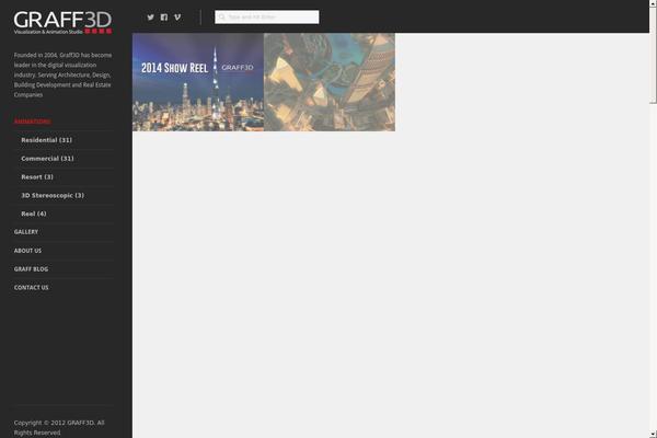 graff3d.com site used Bootstrap5
