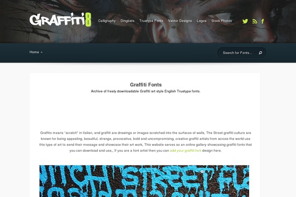 graffiti8.com site used Graffiti