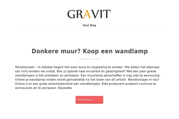 Gravit theme site design template sample