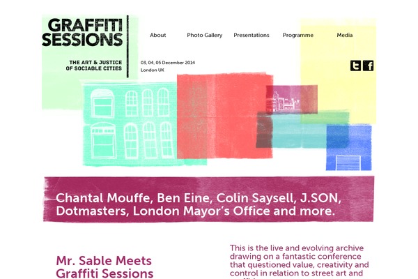 graffitisessions.com site used Gs-theme