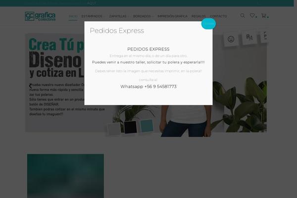 Site using Lumise plugin
