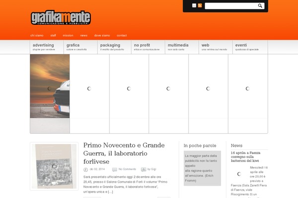 Newscast theme site design template sample