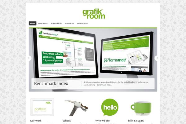 Portfolio theme site design template sample