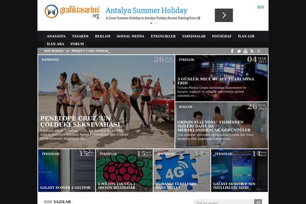 Today theme site design template sample
