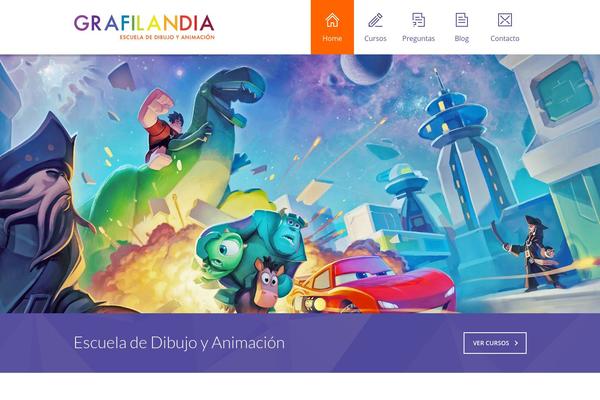 Fable theme site design template sample