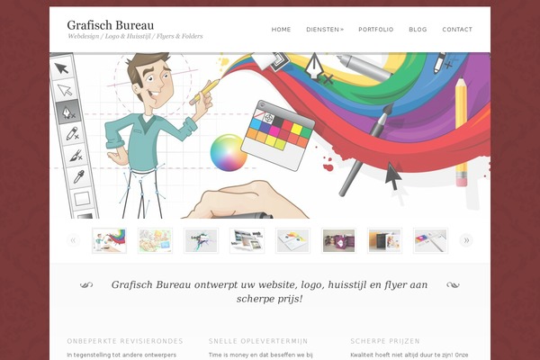 Dandelion theme site design template sample