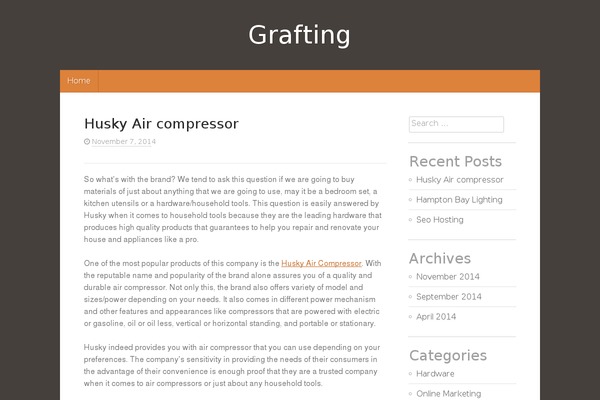 Mace theme site design template sample