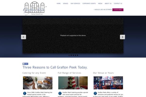 inFocus theme site design template sample