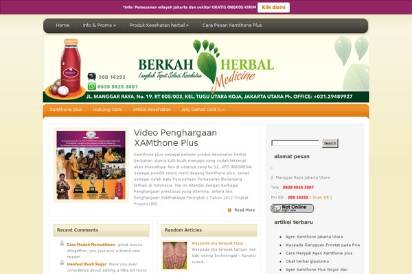EarthlyTouch theme site design template sample