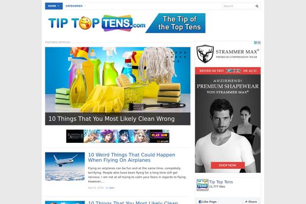 Freshlife theme site design template sample