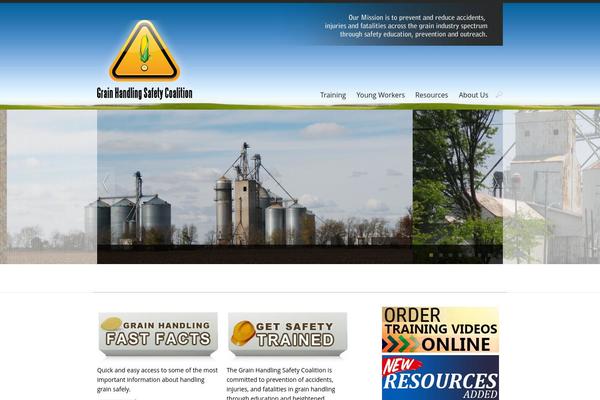 Blocked theme site design template sample