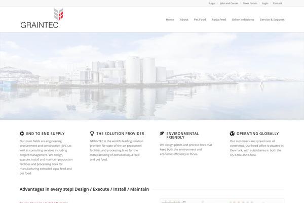 Enfold theme site design template sample