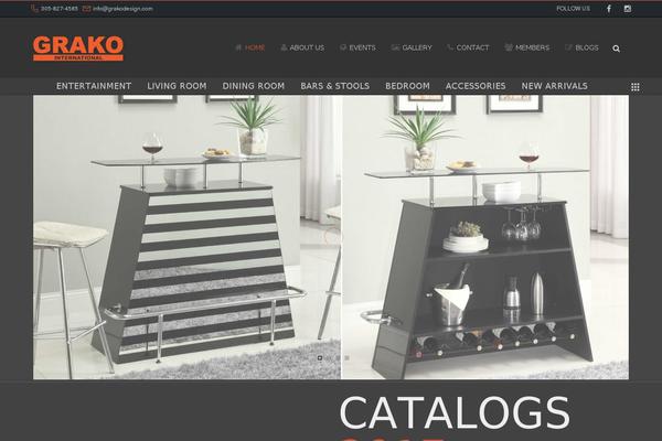 The Ken theme site design template sample