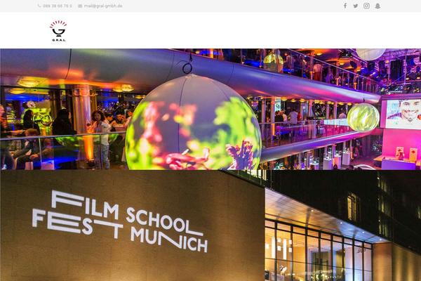 Impreza Child theme site design template sample