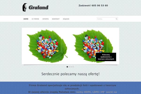 Chalong theme site design template sample