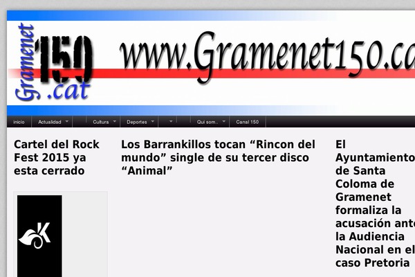 gramenet150.cat site used Magazine Flow