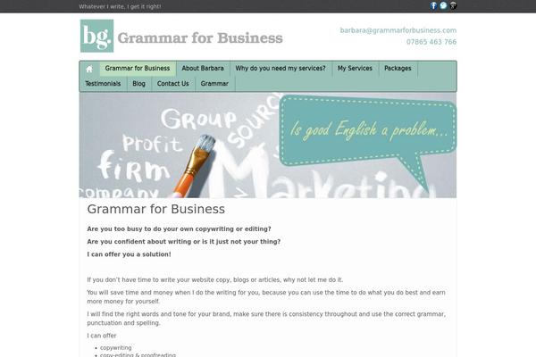 grammarforbusiness.com site used iFeature