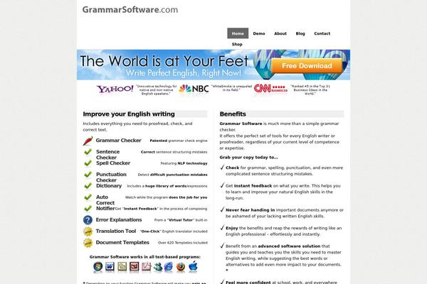 grammarsoftware.com site used Grammar
