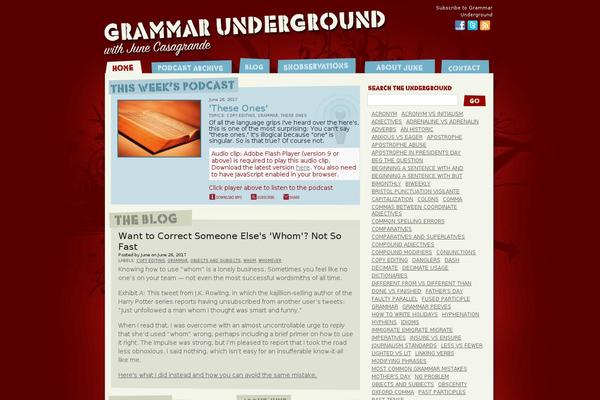 grammar theme websites examples