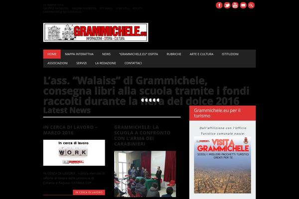 The Newswire theme site design template sample