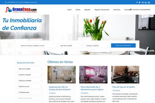 WP Residence theme site design template sample
